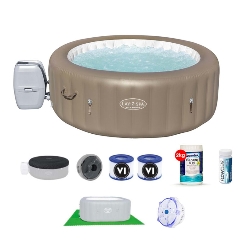 Lay z spa Jakuzi Palm Springs AirJet Set Bw904 60017 <p>İç: 146cm çap / Dış: 196cm çap</p>